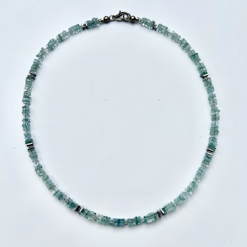 Collier Meeresblau